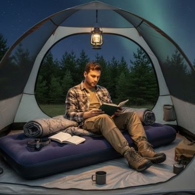 Matelas gonflable 1 personne | ComfortCamp - Camping Aventurier