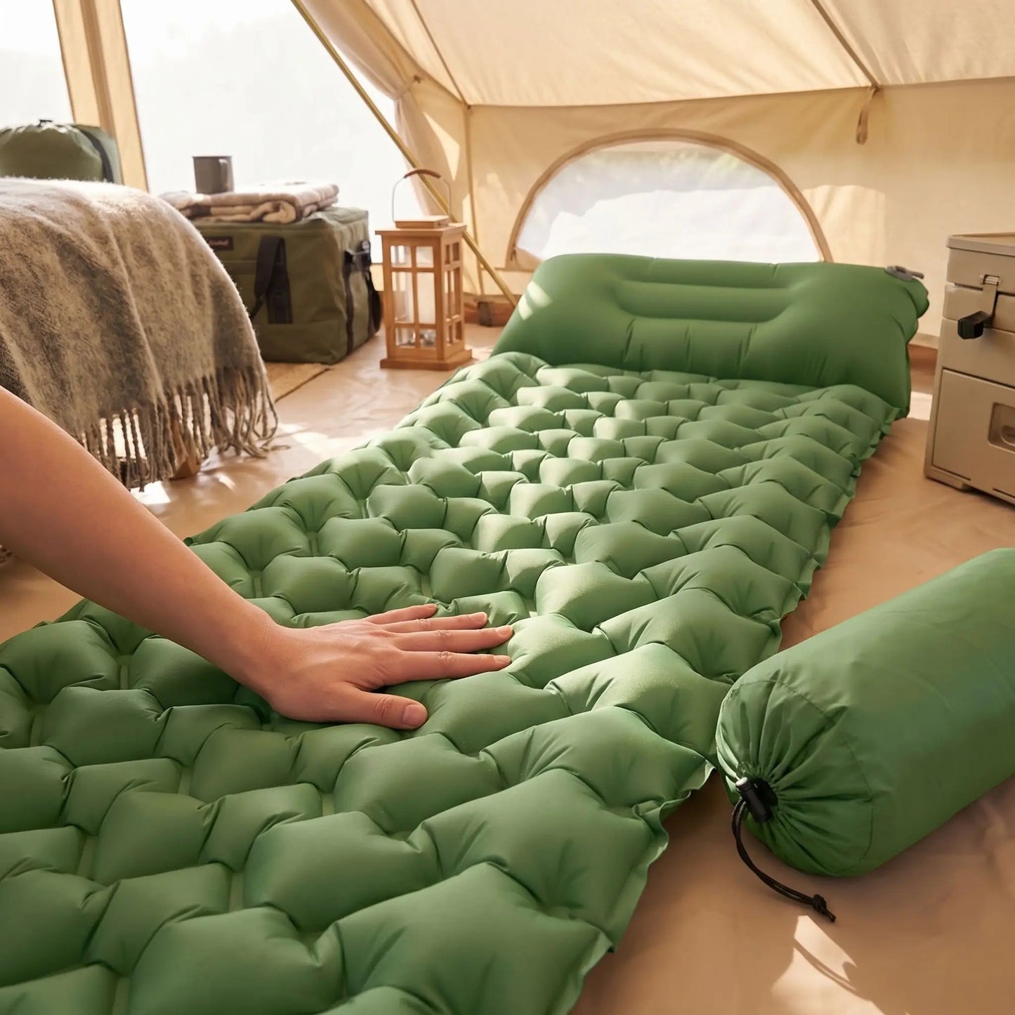 Matelas gonflable 1 personne | Ultra Confort - Camping Aventurier