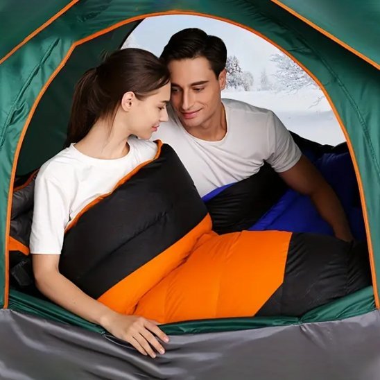 Sac de couchage grand froid - 25°C | Ultra - isolant - Camping Aventurier
