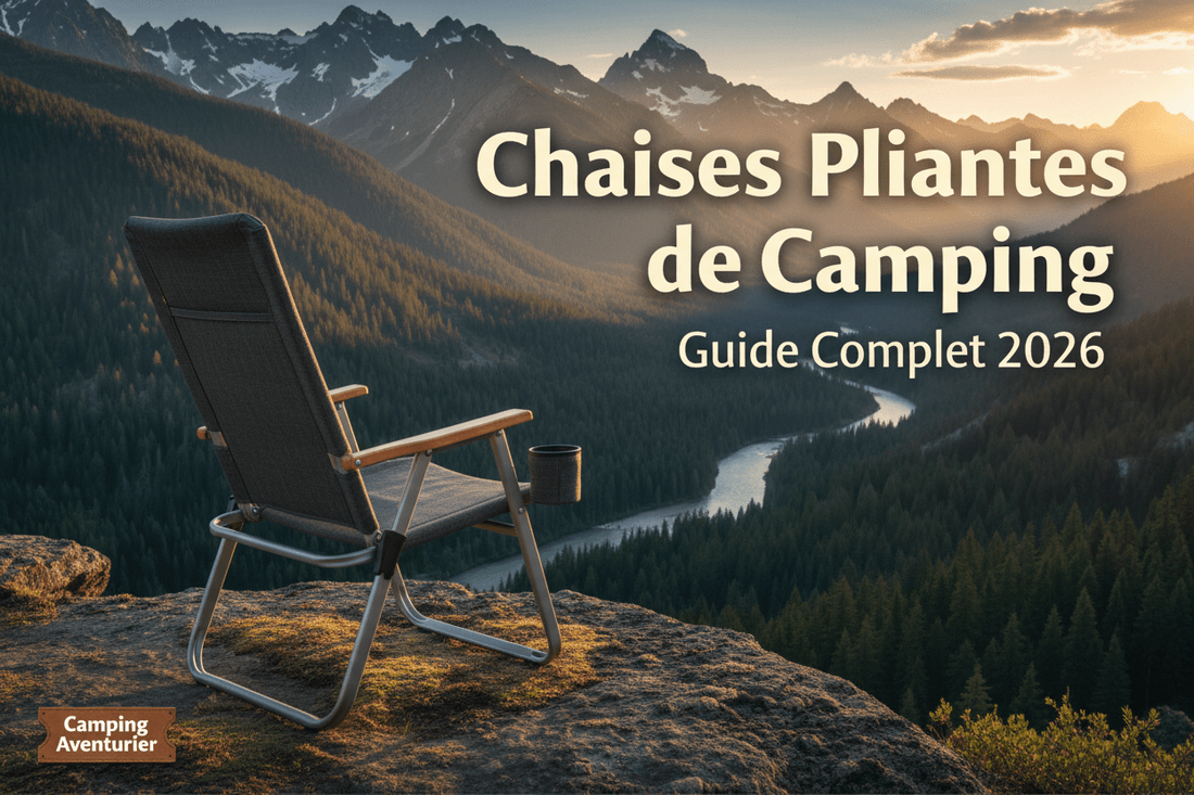 Chaises Pliantes de Camping - Camping Aventurier