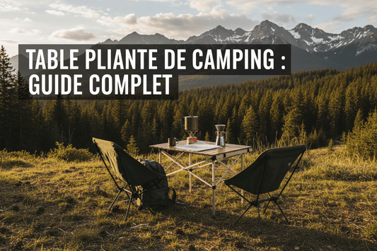 Table Pliante de Camping : Guide Complet - Camping Aventurier