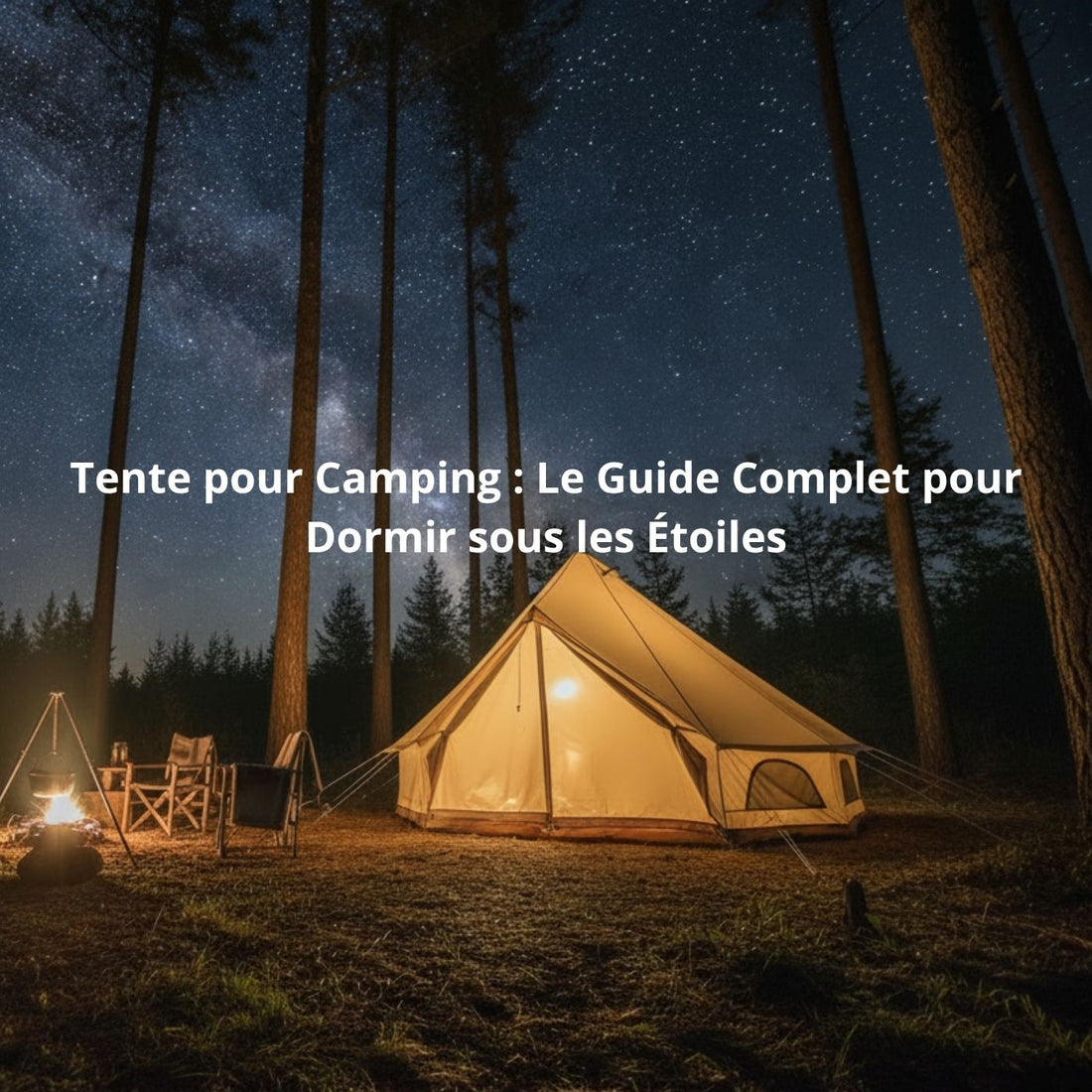 Tente pour Camping : Le Guide Complet pour Dormir sous les Étoiles - Camping Aventurier