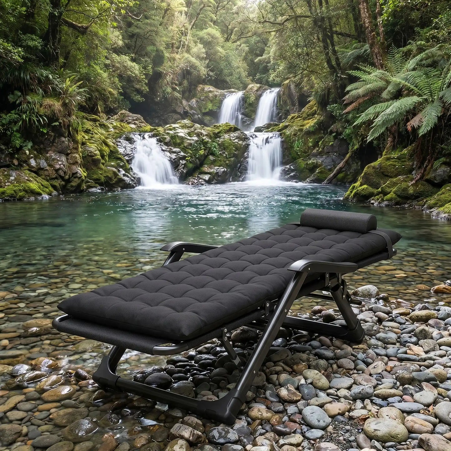 Lit de camp pliable