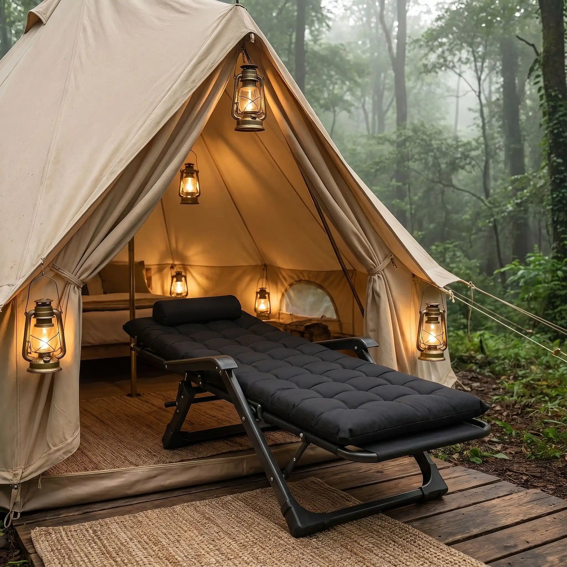Lit de camp pliable