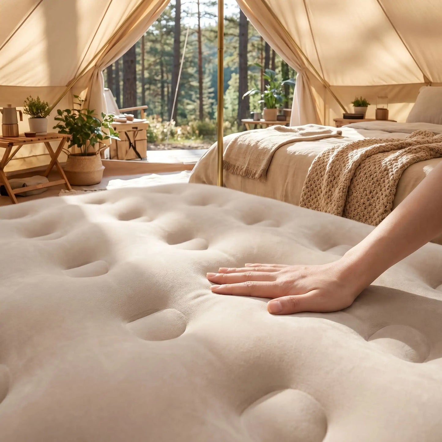 Matelas gonflable camping