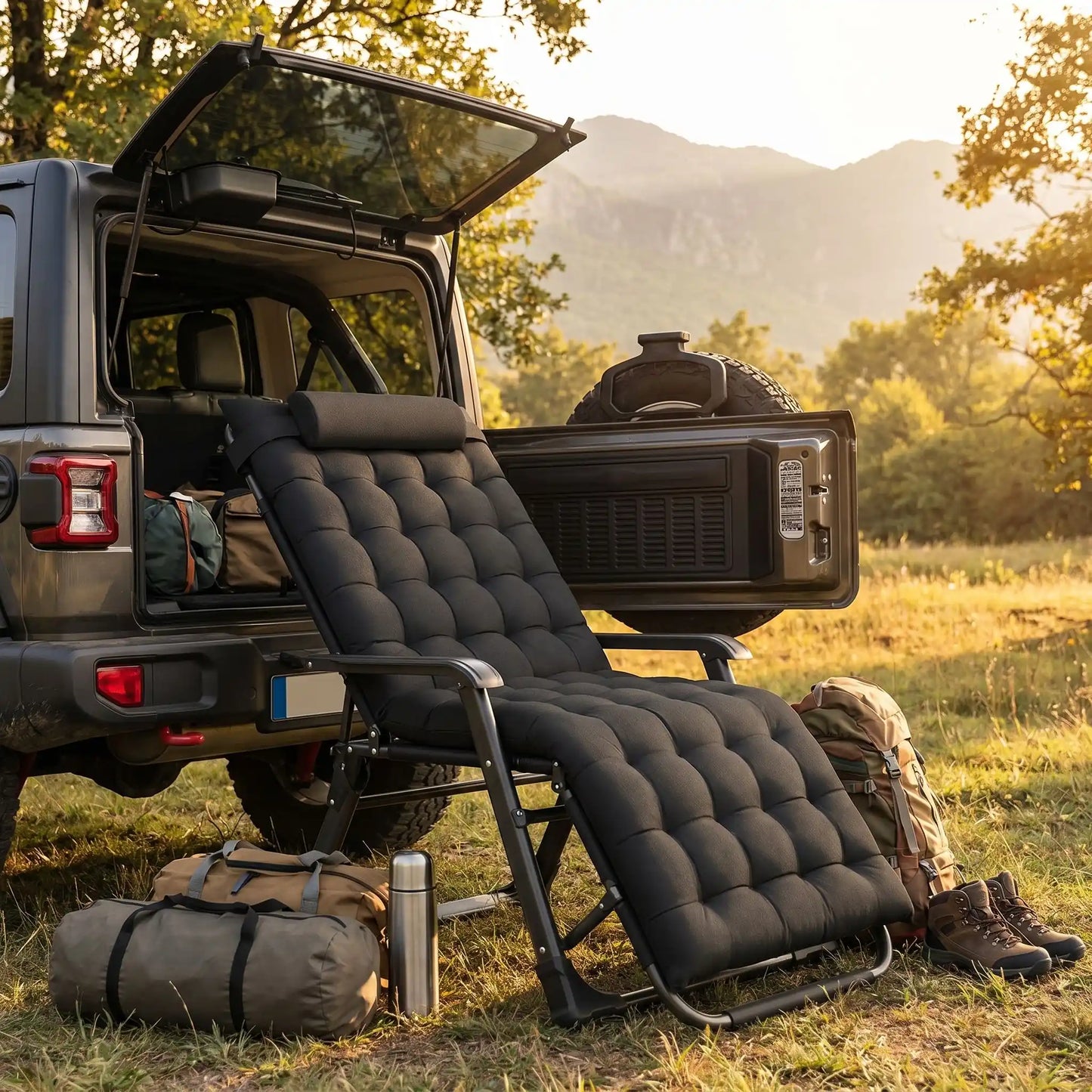 Lit de camp pliable
