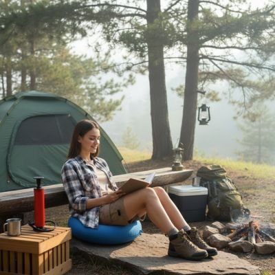 Coussin gonflable | Ultra - Confort - Camping Aventurier