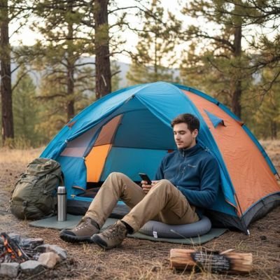 Coussin gonflable | Ultra - Confort - Camping Aventurier