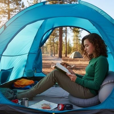 Coussin gonflable | Ultra - Confort - Camping Aventurier