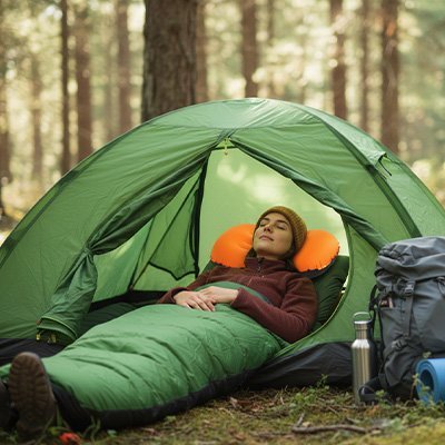 Coussin gonflable | UltraComfort - Camping Aventurier