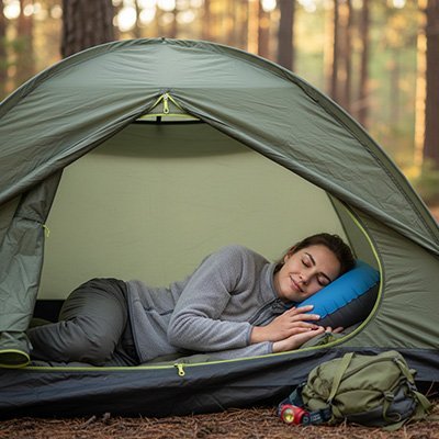 Coussin gonflable | UltraComfort - Camping Aventurier