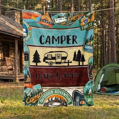 Couverture de camping | Douce et Chaude - Camping Aventurier