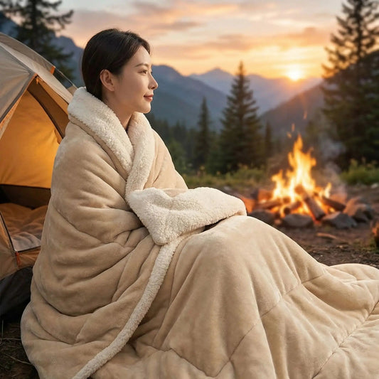 Couverture| Double Flanelle - Camping Aventurier