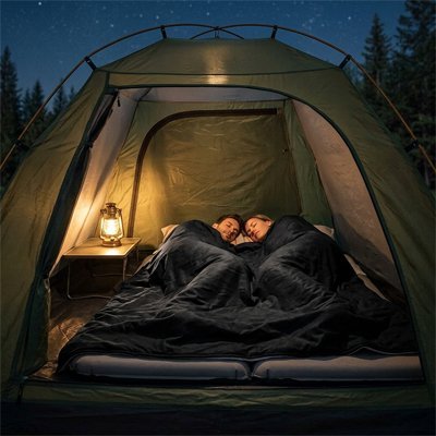 Couverture | Ultra - Douce Premium - Camping Aventurier
