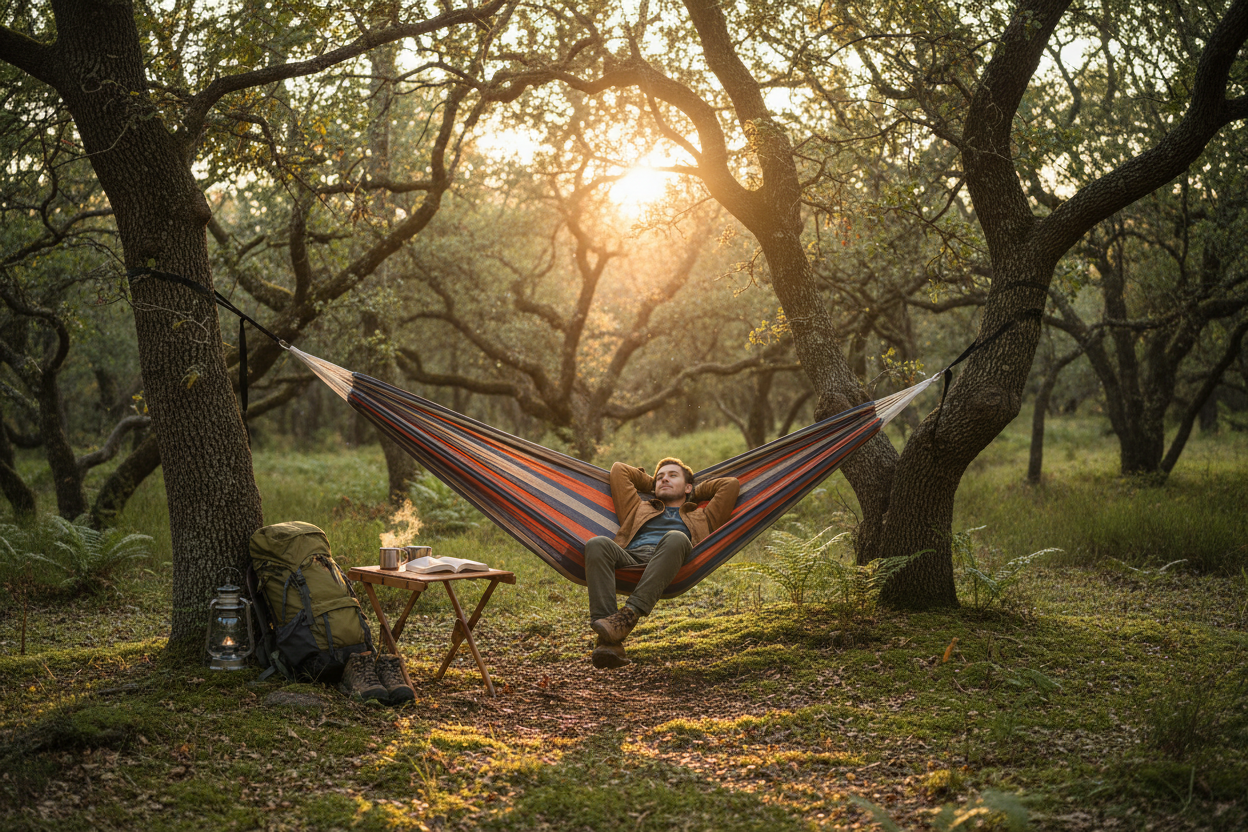 Détente en hamac premium