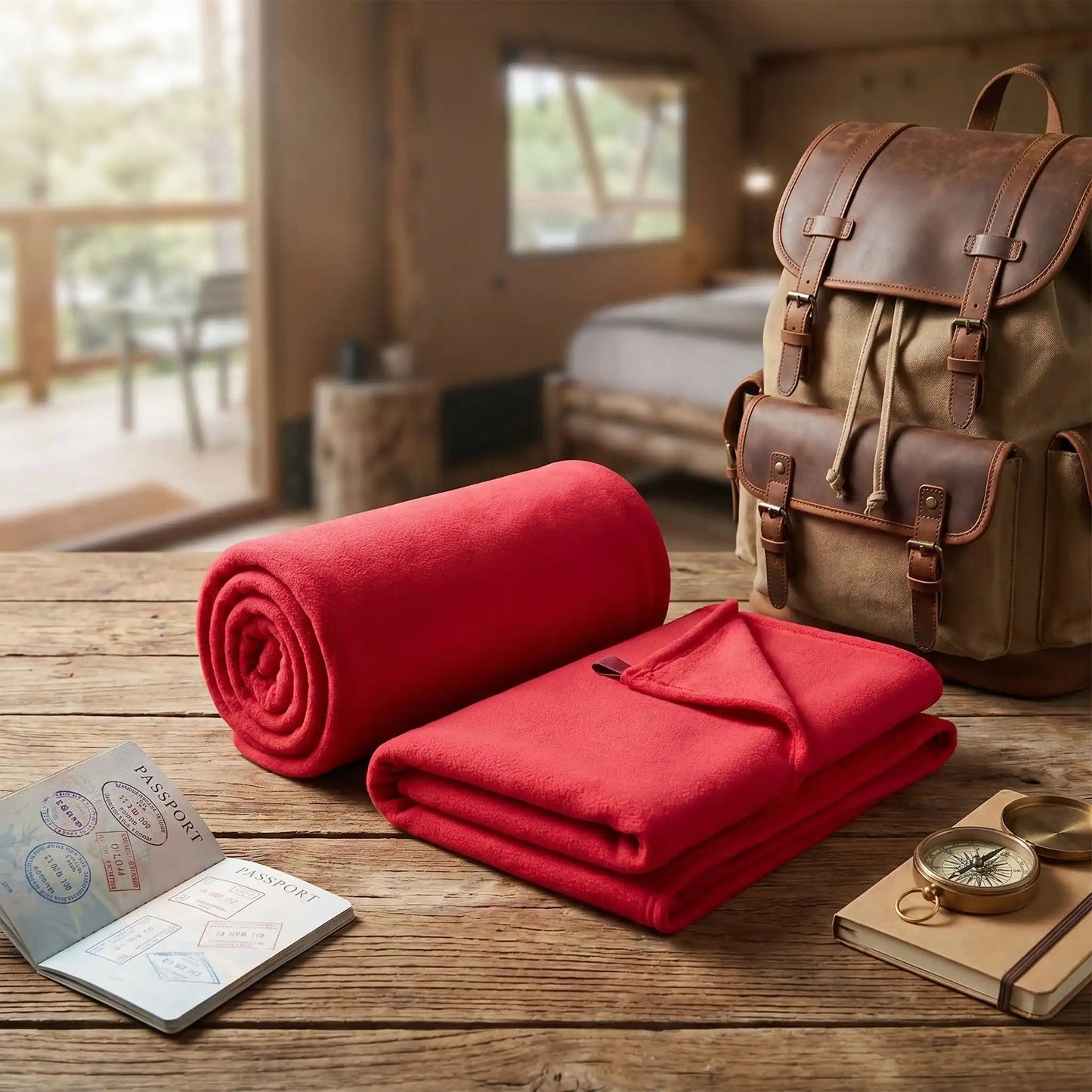 Doublure de sac de couchage en polaire | Drap de voyage ultra - léger - Camping Aventurier