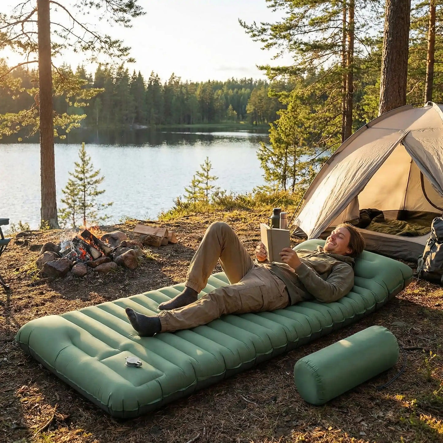 Matelas gonflable 1 personne | UltraConfort