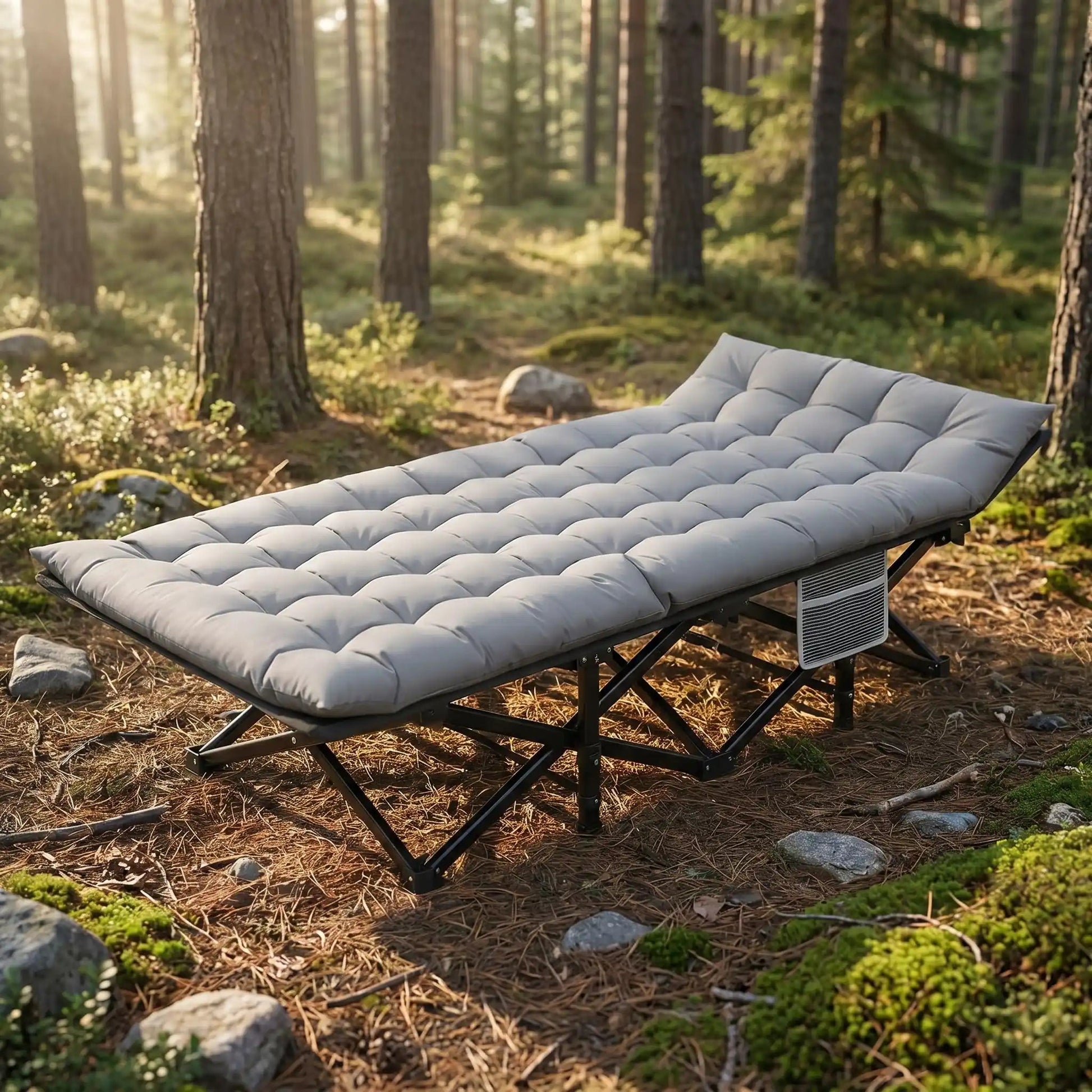 Lit de camp pliable | Ultra - Confort - Camping Aventurier
