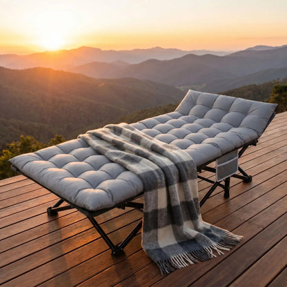 Lit de camp pliable | Ultra - Confort - Camping Aventurier