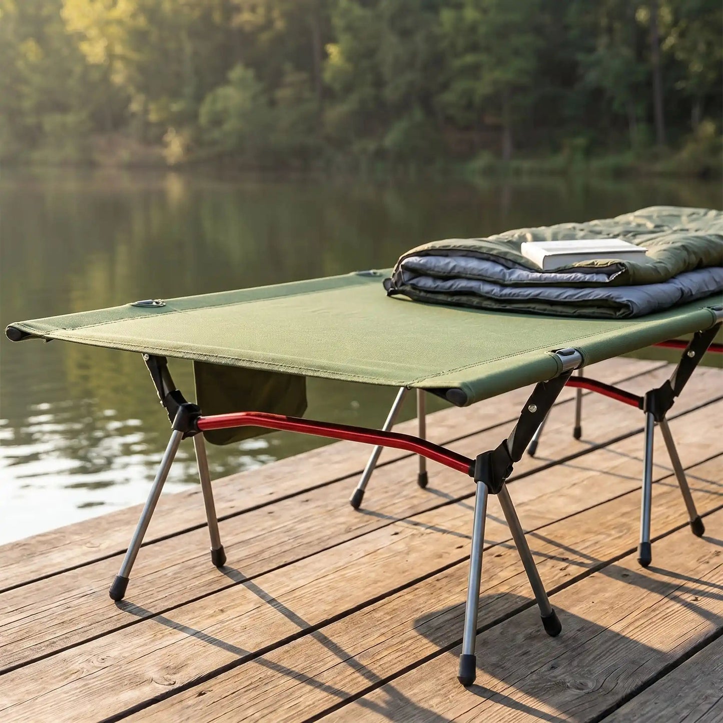 Lit de camp pliable | UltraConfort - Camping Aventurier