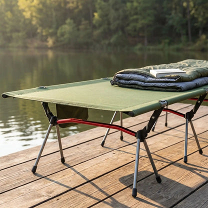 Lit de camp pliable | UltraConfort - Camping Aventurier