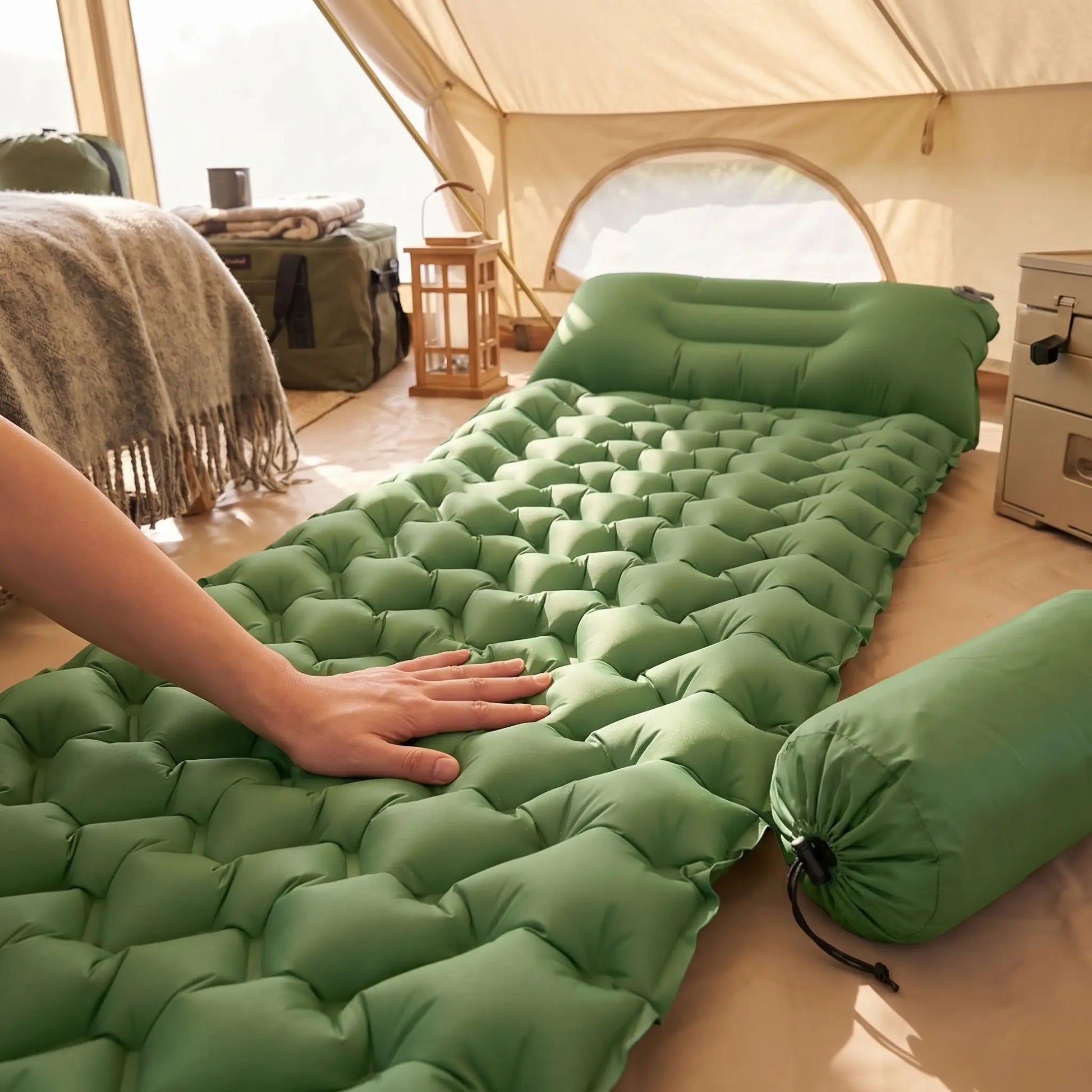 Matelas gonflable 1 personne | Ultra Confort - Camping Aventurier