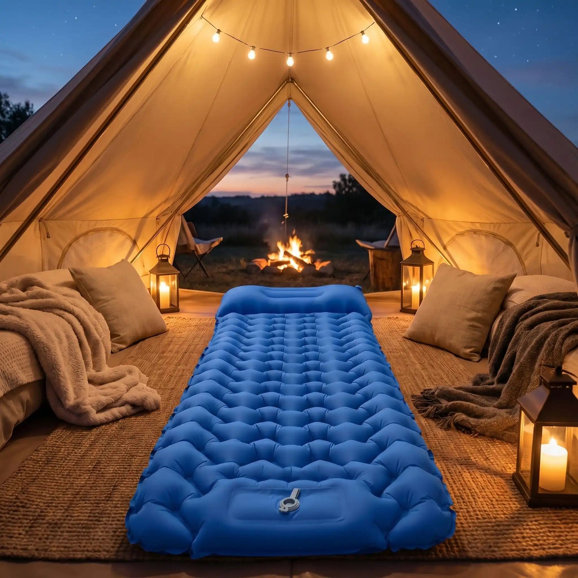 Matelas gonflable 1 personne | Ultra Confort - Camping Aventurier