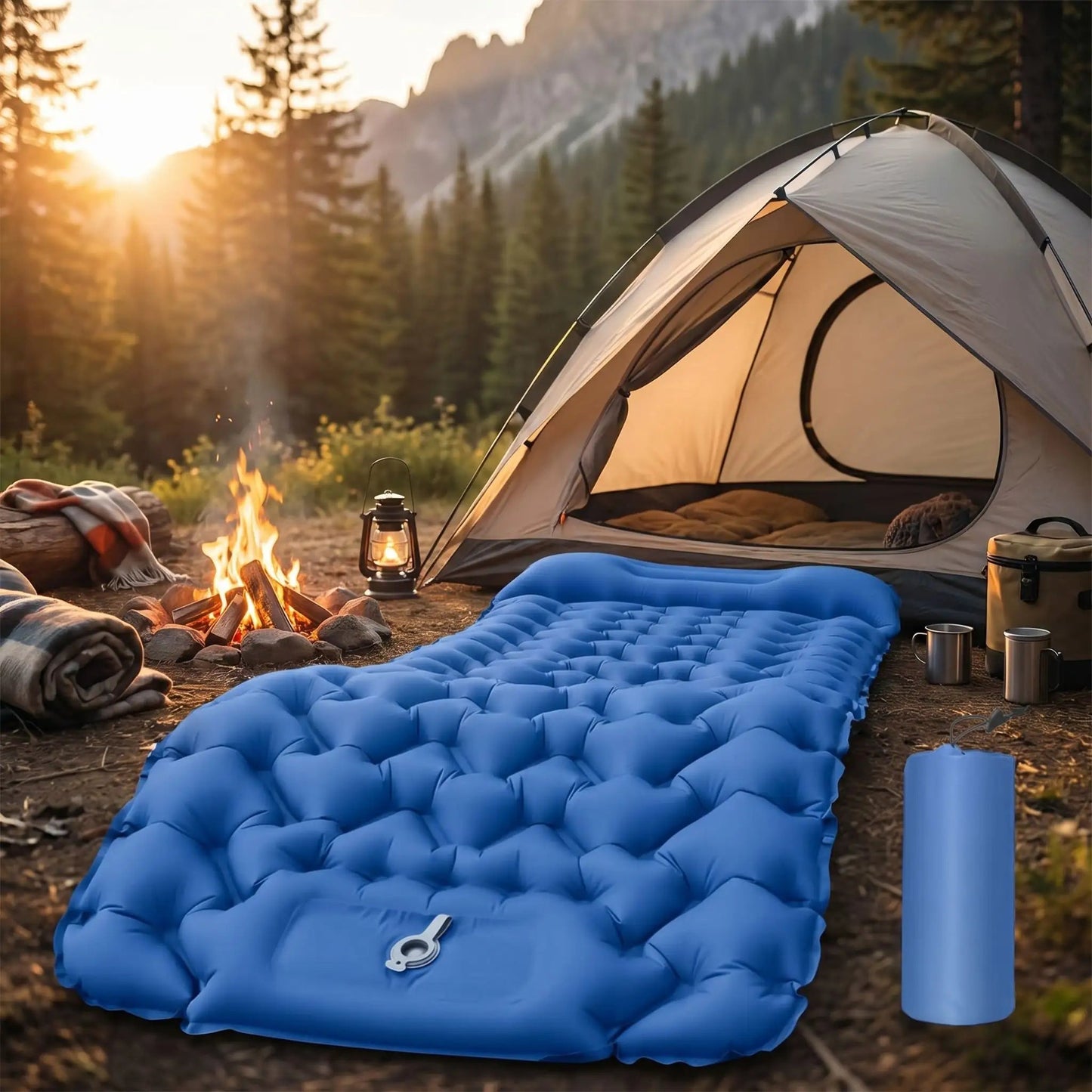 Matelas gonflable 1 personne | Ultra Confort - Camping Aventurier