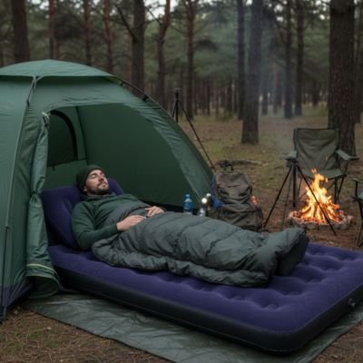 Matelas gonflable pour 2 personnes | Ultra - Comfort - Camping Aventurier