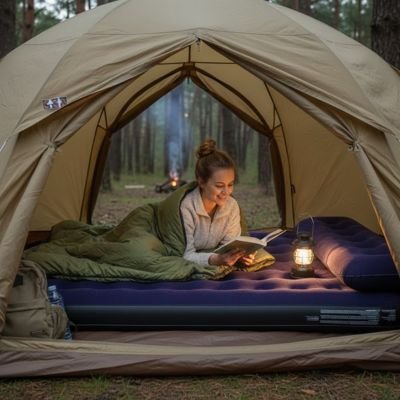 Matelas gonflable pour 2 personnes | Ultra - Comfort - Camping Aventurier