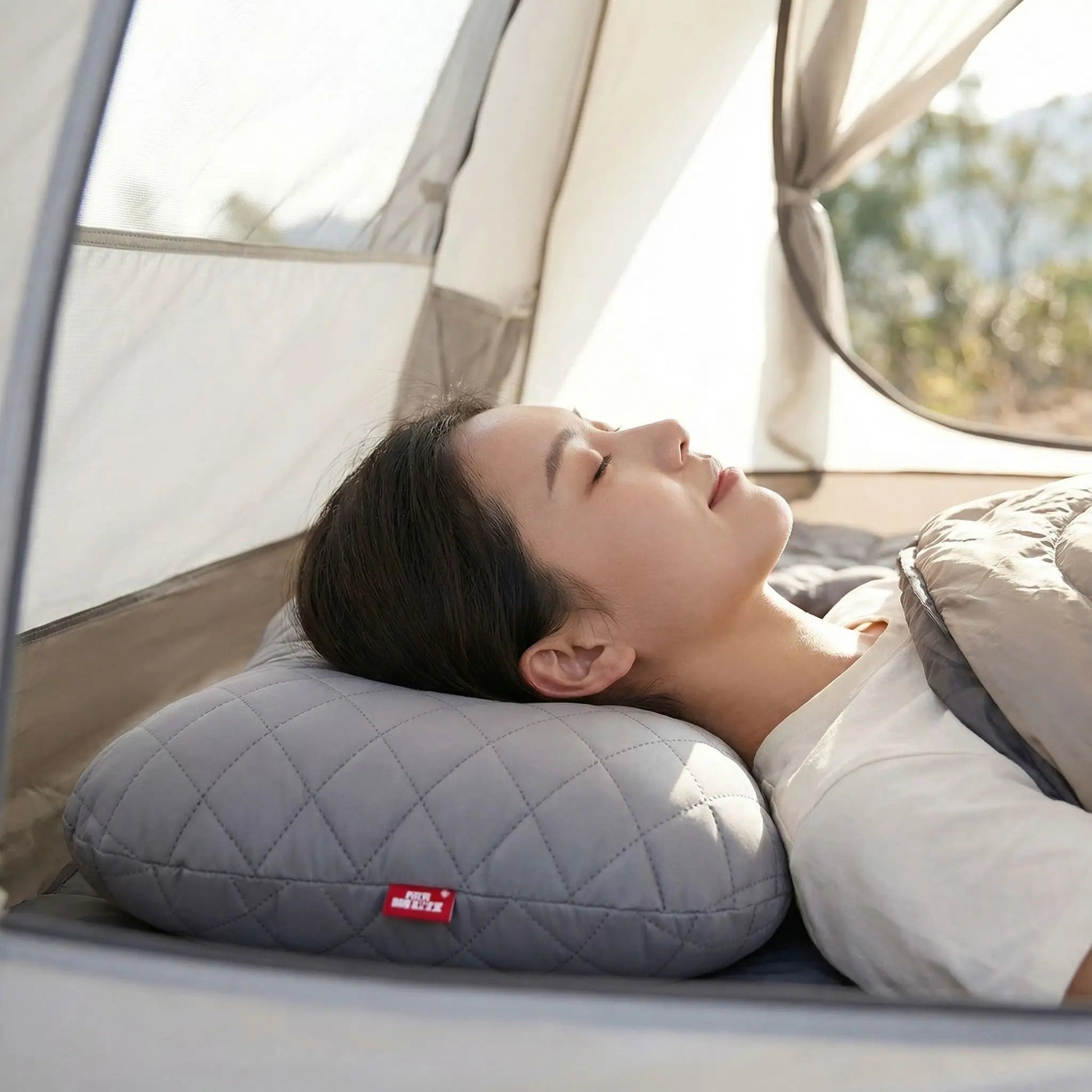 Oreiller de camping | Ultra - compact - Camping Aventurier