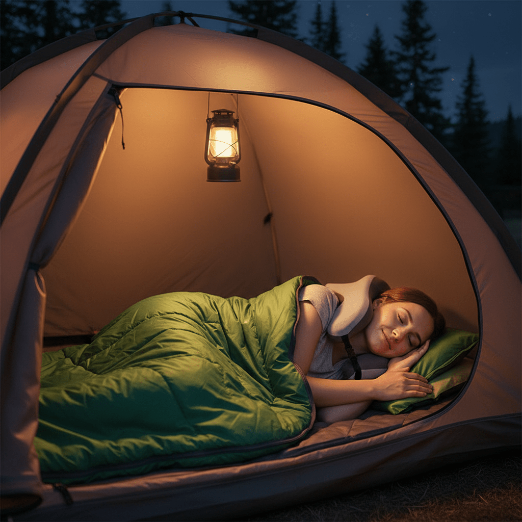 Oreiller de voyage | Ergonomique Mémoire de Forme - Camping Aventurier