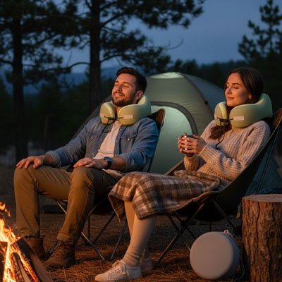 Oreiller de voyage | Forme en U - Camping Aventurier