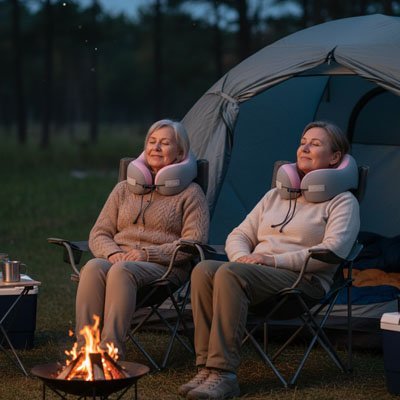 Oreiller de voyage | Forme en U - Camping Aventurier