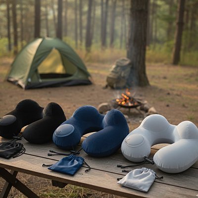 Oreiller voyage | Ergonomique Compact - Camping Aventurier