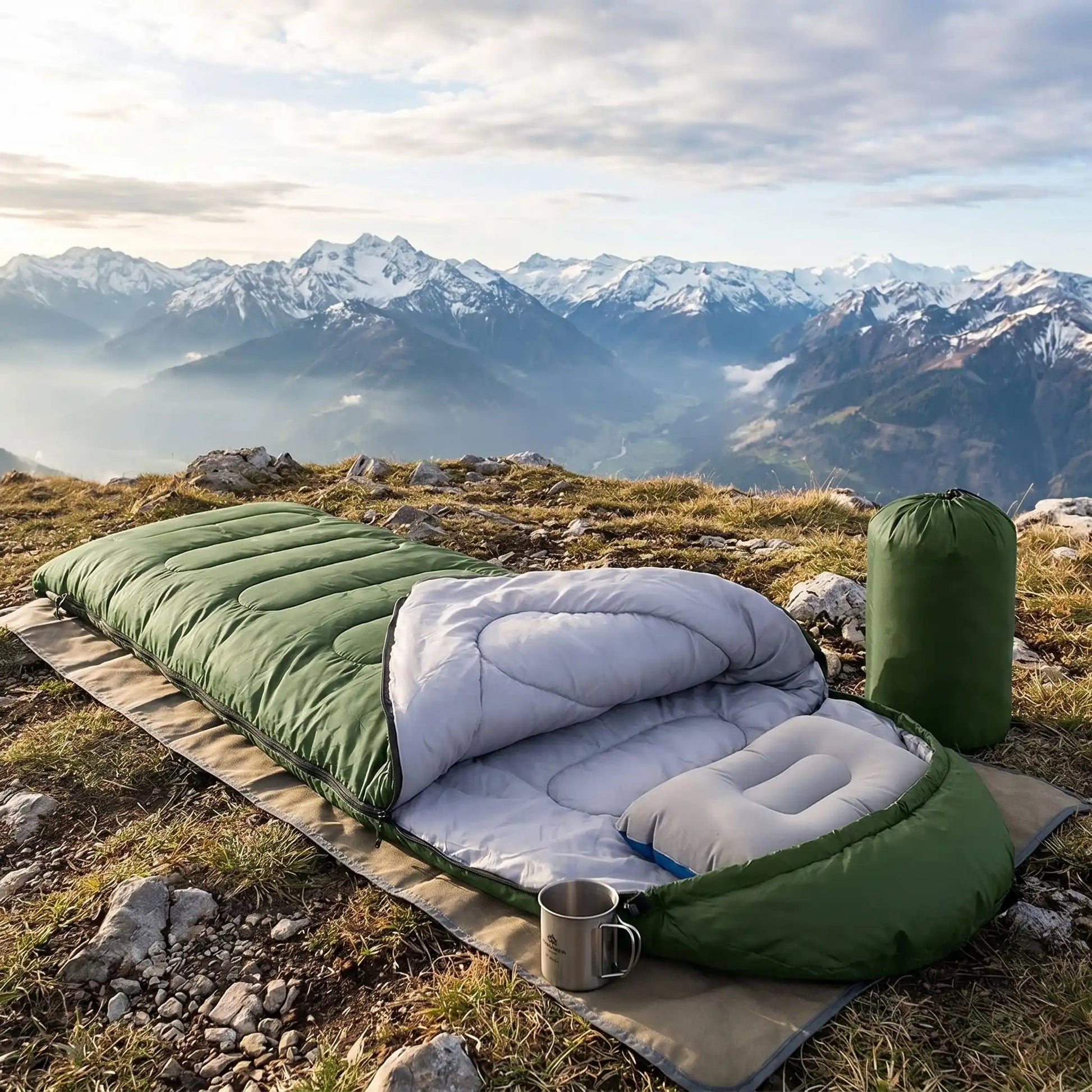 Sac de couchage 3 saisons | OutdoorPro 15 ℃ ~5 ℃ - Camping Aventurier