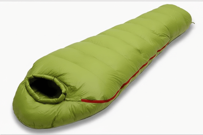 Sac de couchage grand froid | Duvet d'Oie Blanche - 15°C - Camping Aventurier