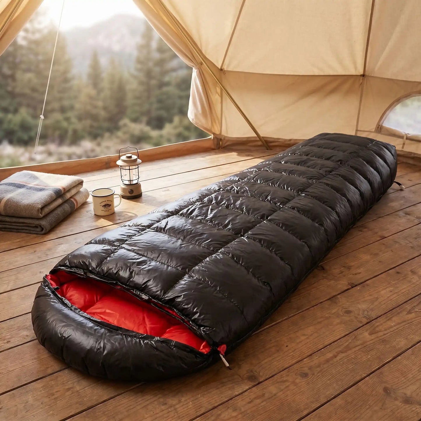 Sac de couchage grand froid | Duvet Premium - Camping Aventurier