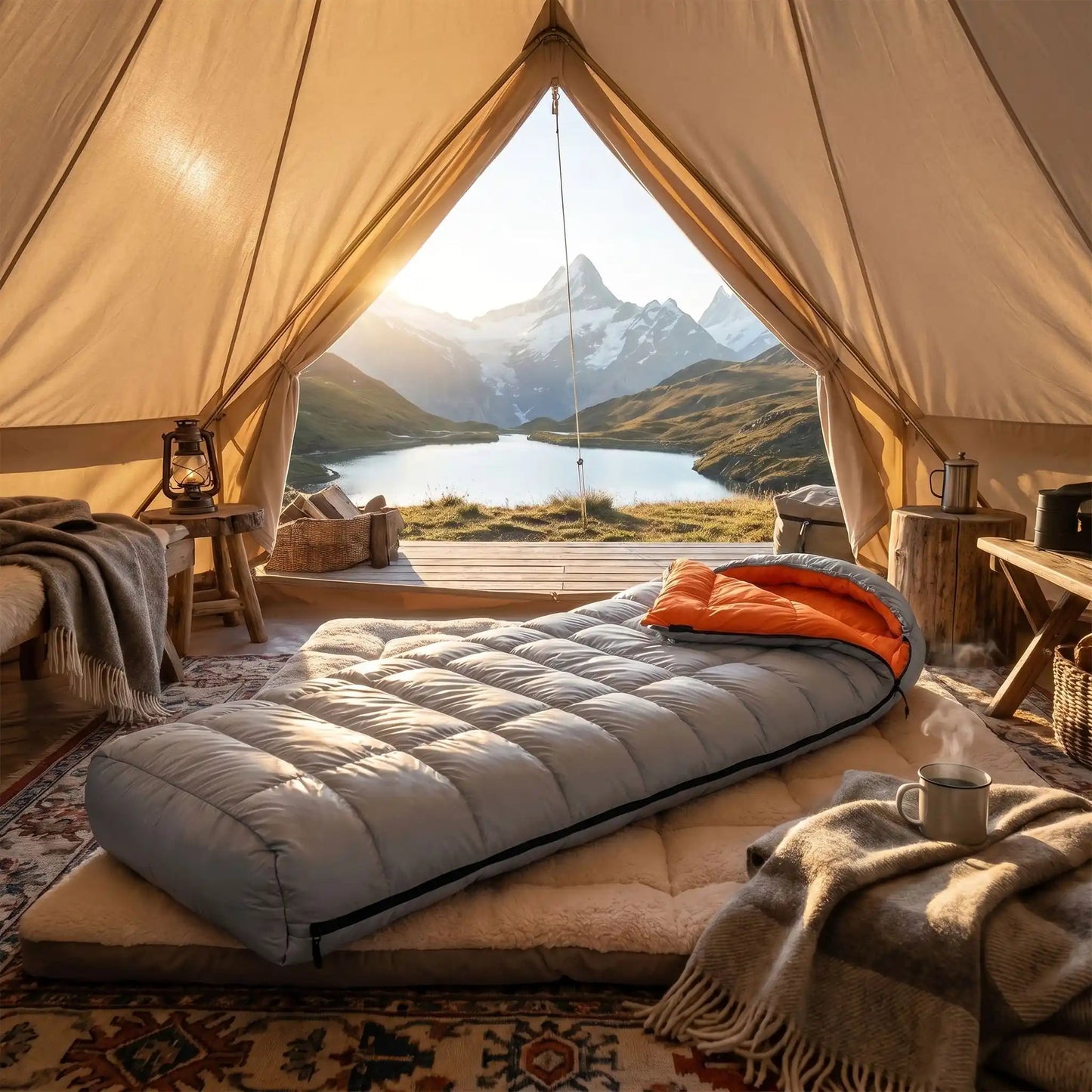 Sac de couchage grand froid | Duvet Premium - Camping Aventurier