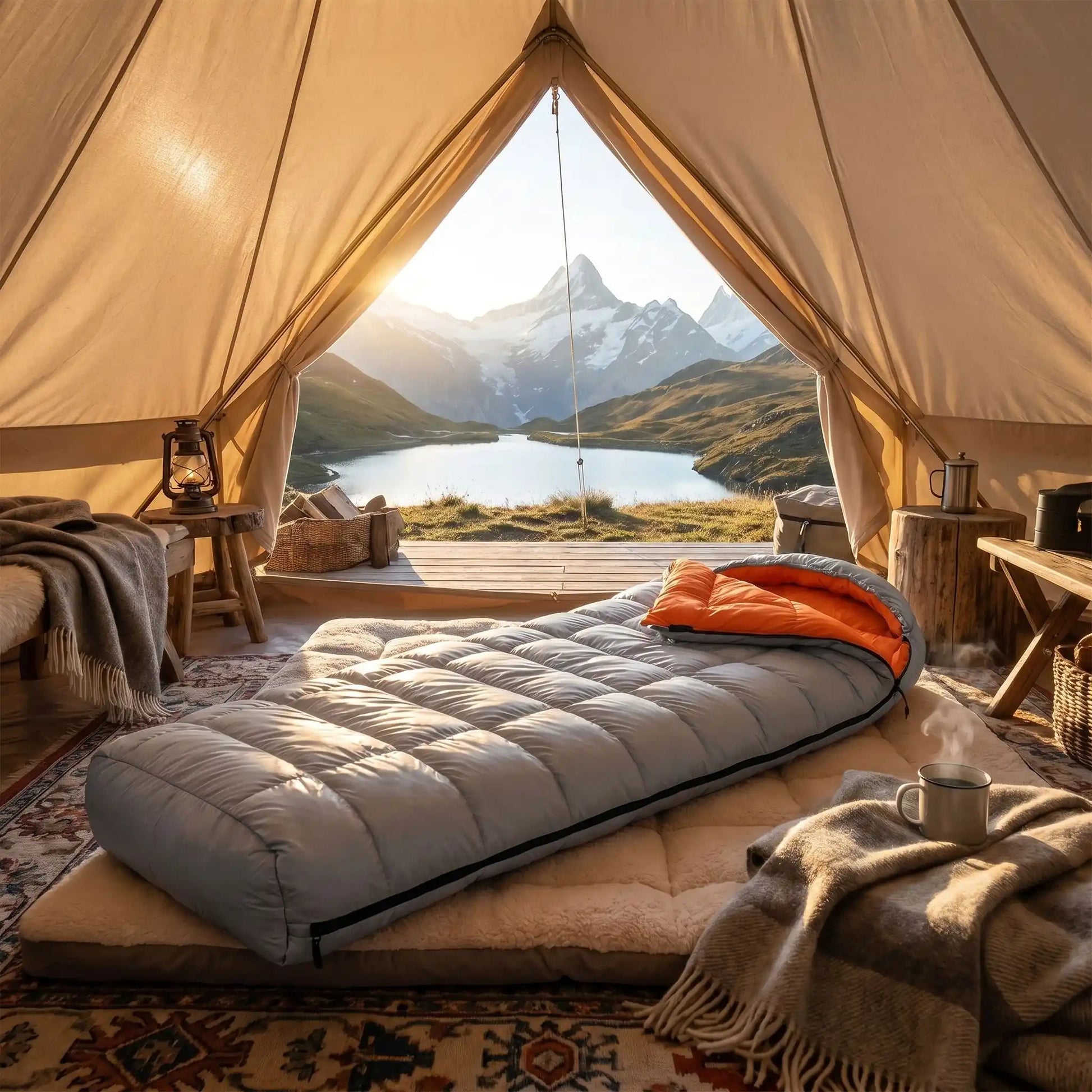 Sac de couchage grand froid | Duvet Premium - Camping Aventurier