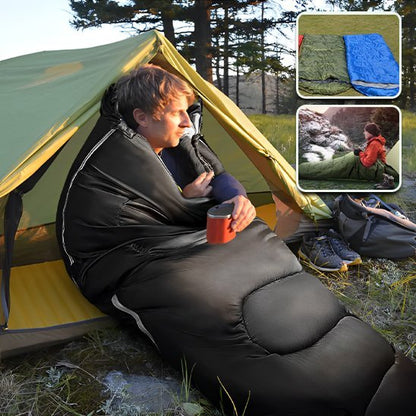 Sac de couchage Grand froid | Ultraléger imperméable - Camping Aventurier