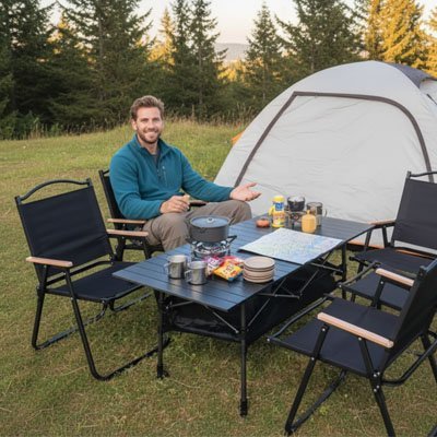 Table pliante Camping | Ultraléger - Camping Aventurier