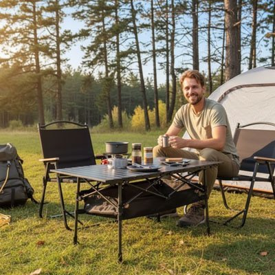 Table pliante Camping | Ultraléger - Camping Aventurier