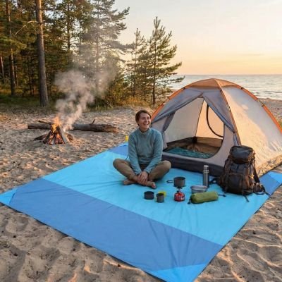 Tapis de sol pour camping | SandFree - Camping Aventurier