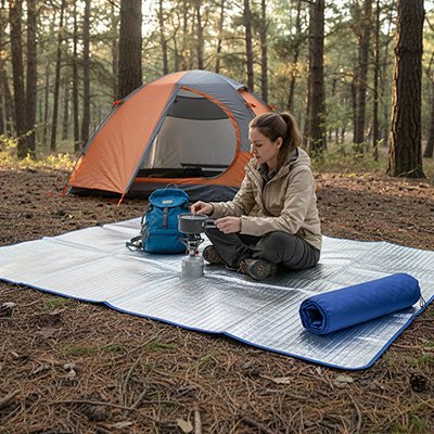 Tapis de sol pour camping 