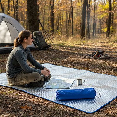 Tapis de sol pour camping 