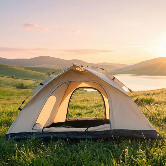 Tente de camping | Automatique 4 places imperméable - Camping Aventurier