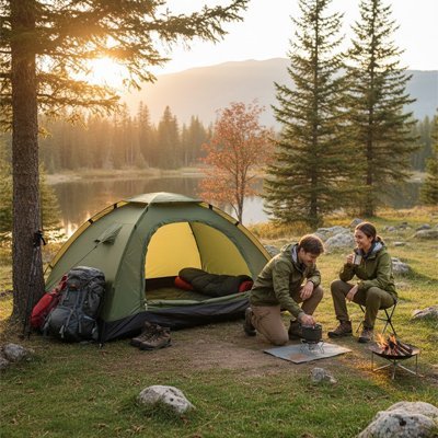 Tente trekking 2 places | Légère & Imperméable - Camping Aventurier