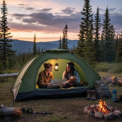 Tente trekking 2 places | Légère & Imperméable - Camping Aventurier