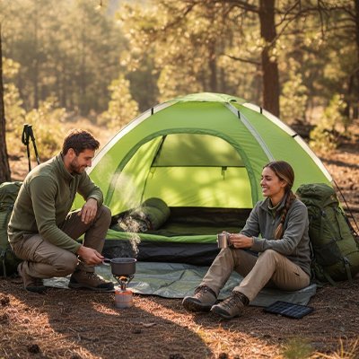Tente trekking 2 places | Légère & Imperméable - Camping Aventurier
